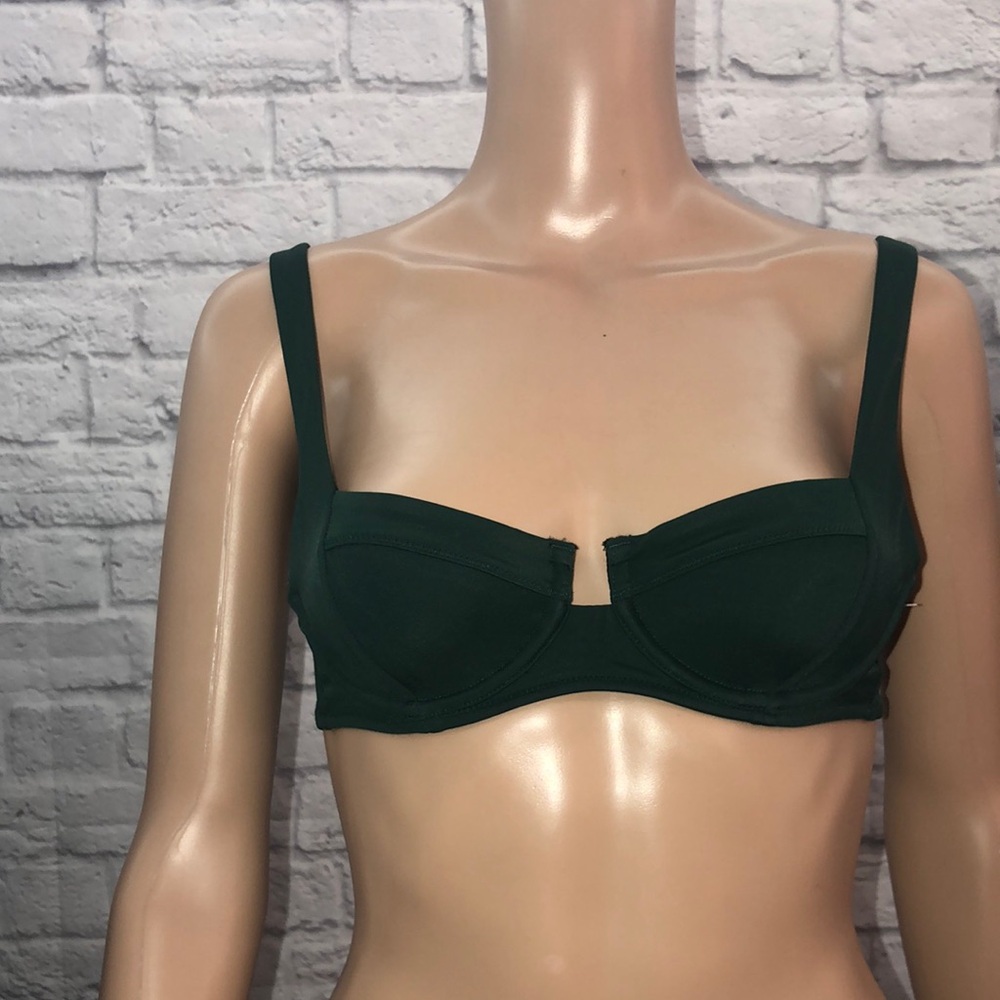 Victoria's Secret Green Balconette Bikini
